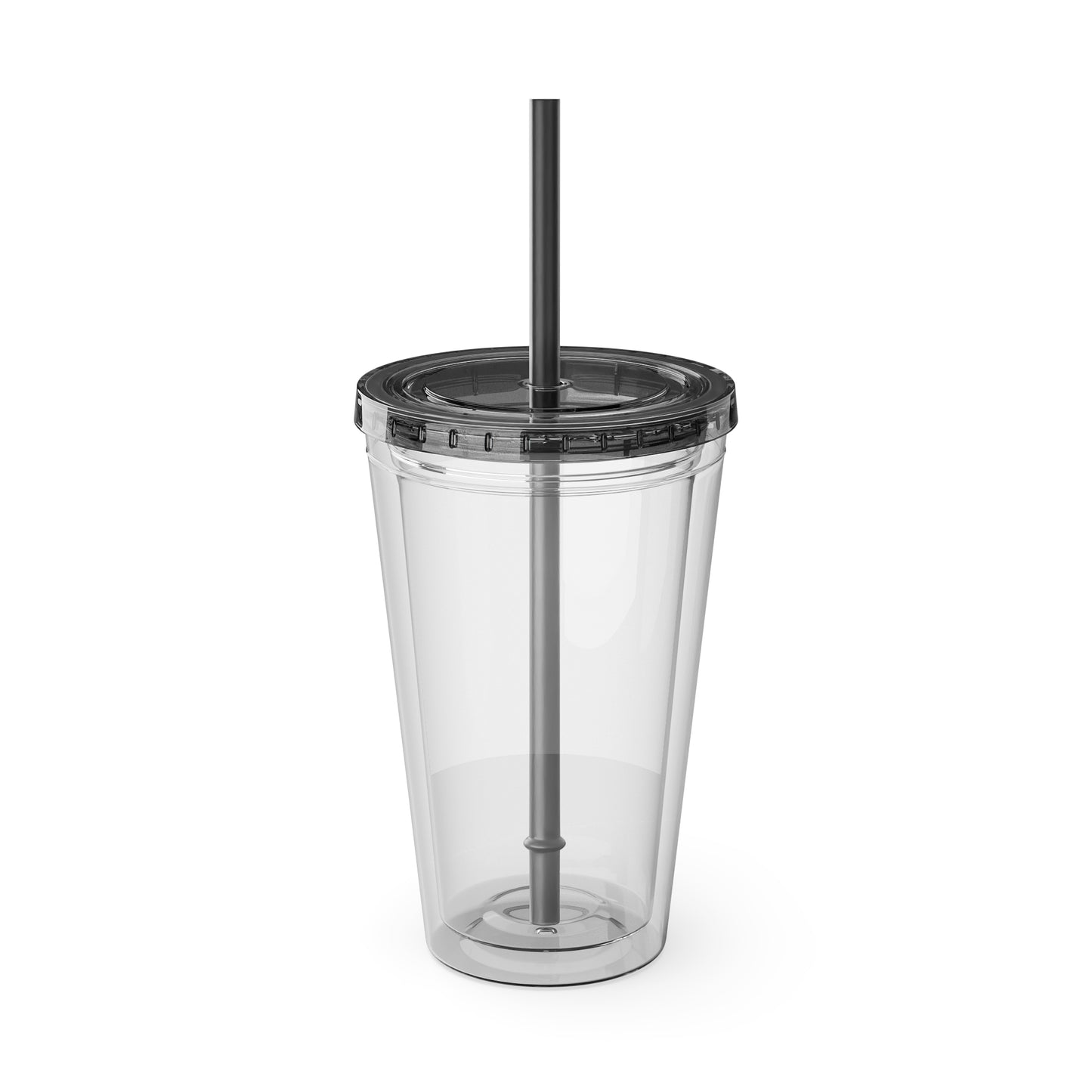 #KEEPHUSTLING -Tumbler with Straw, 16oz (GOALS IN SIGHT NEVER QUIT)