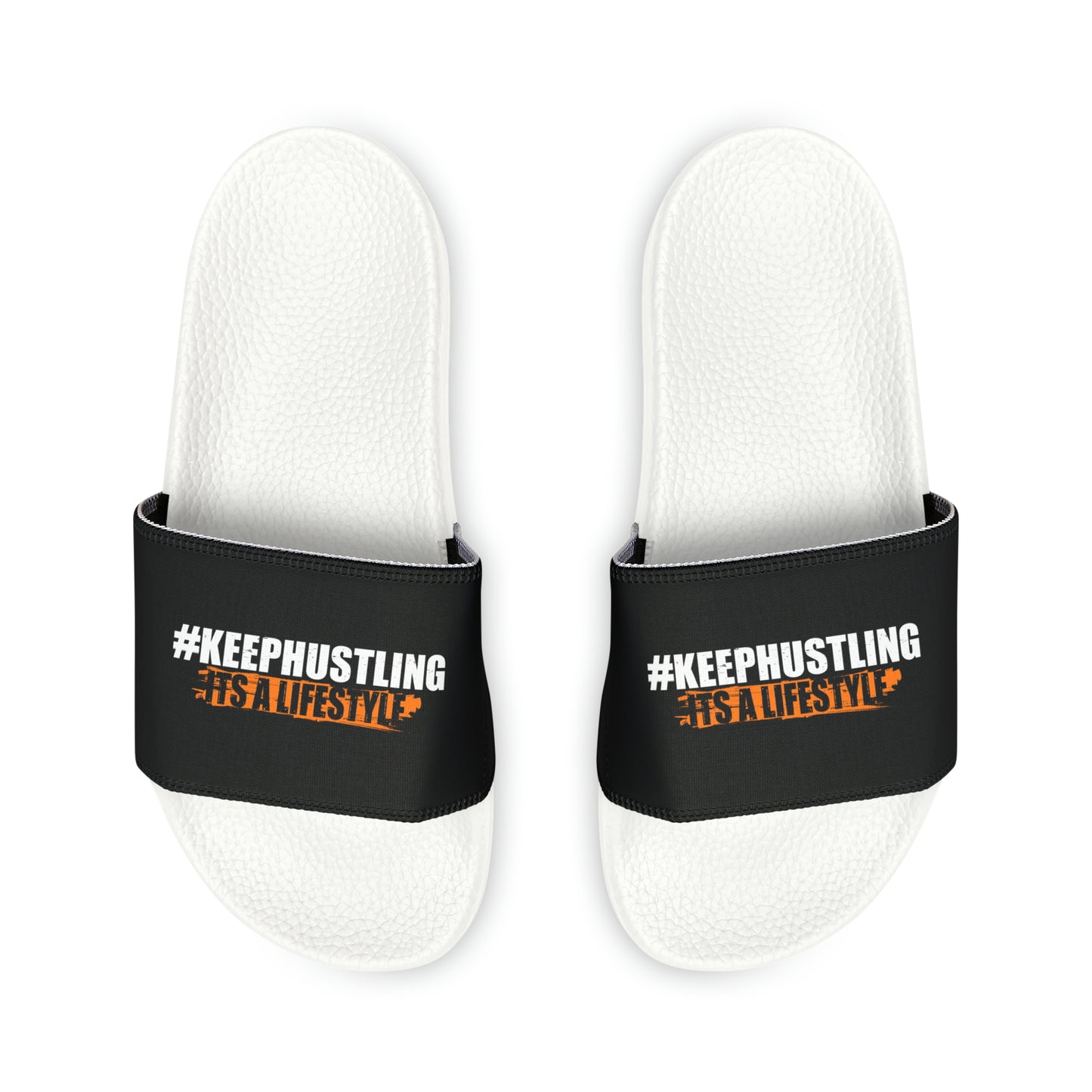#KEEPHUSTLING KIDS FOOTWEAR - SLIDE SANDALS (IT'S A LIFESTYLE)