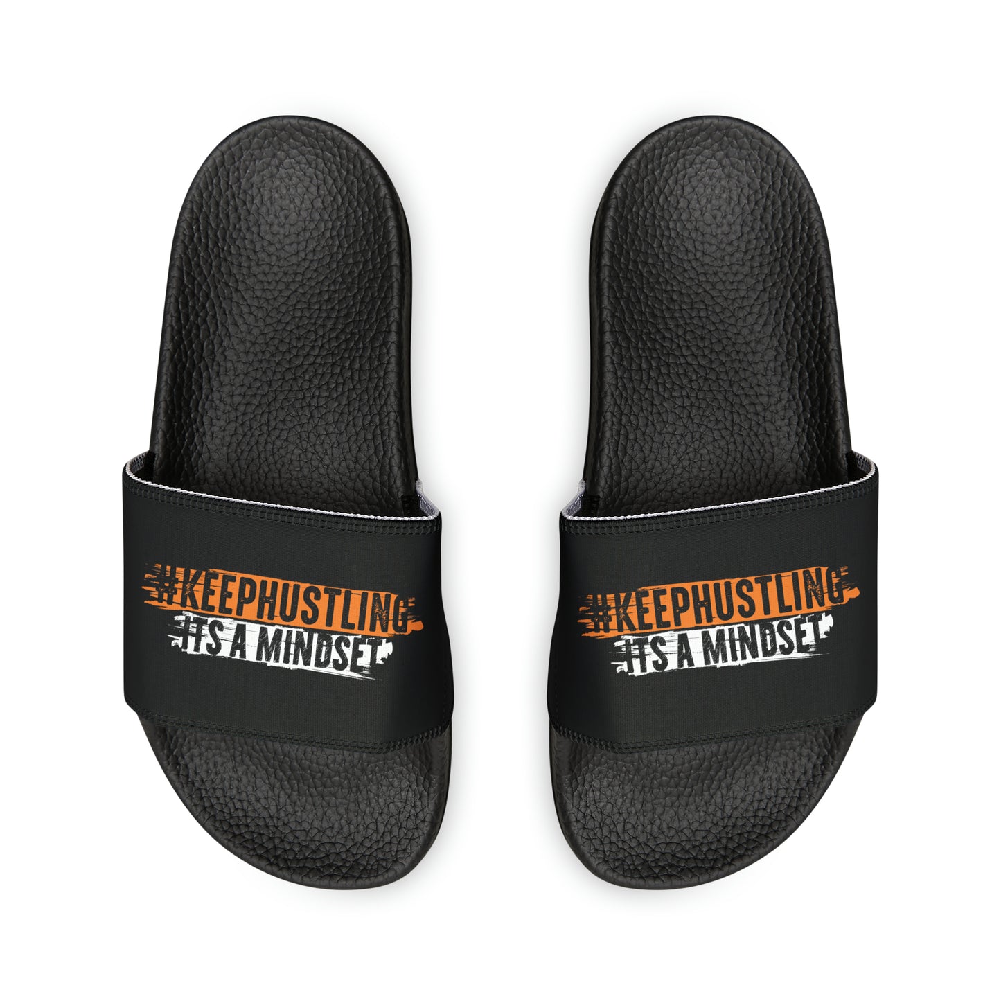 #KEEPHUSTLING KIDS FOOTWEAR - SLIDE SANDALS (IT'S A MINDSET)