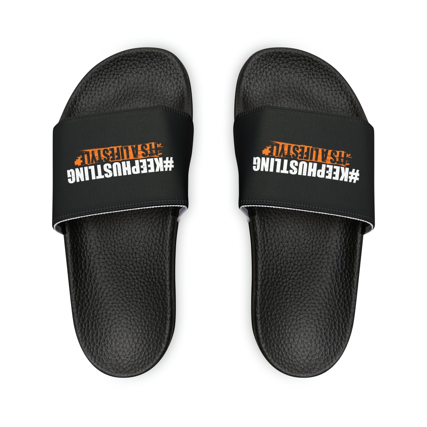 #KEEPHUSTLING KIDS FOOTWEAR - SLIDE SANDALS (IT'S A LIFESTYLE)