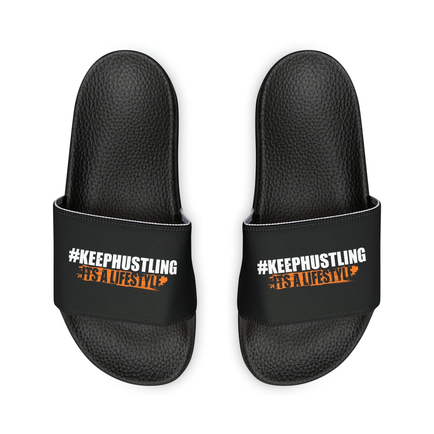 #KEEPHUSTLING KIDS FOOTWEAR - SLIDE SANDALS (IT'S A LIFESTYLE)