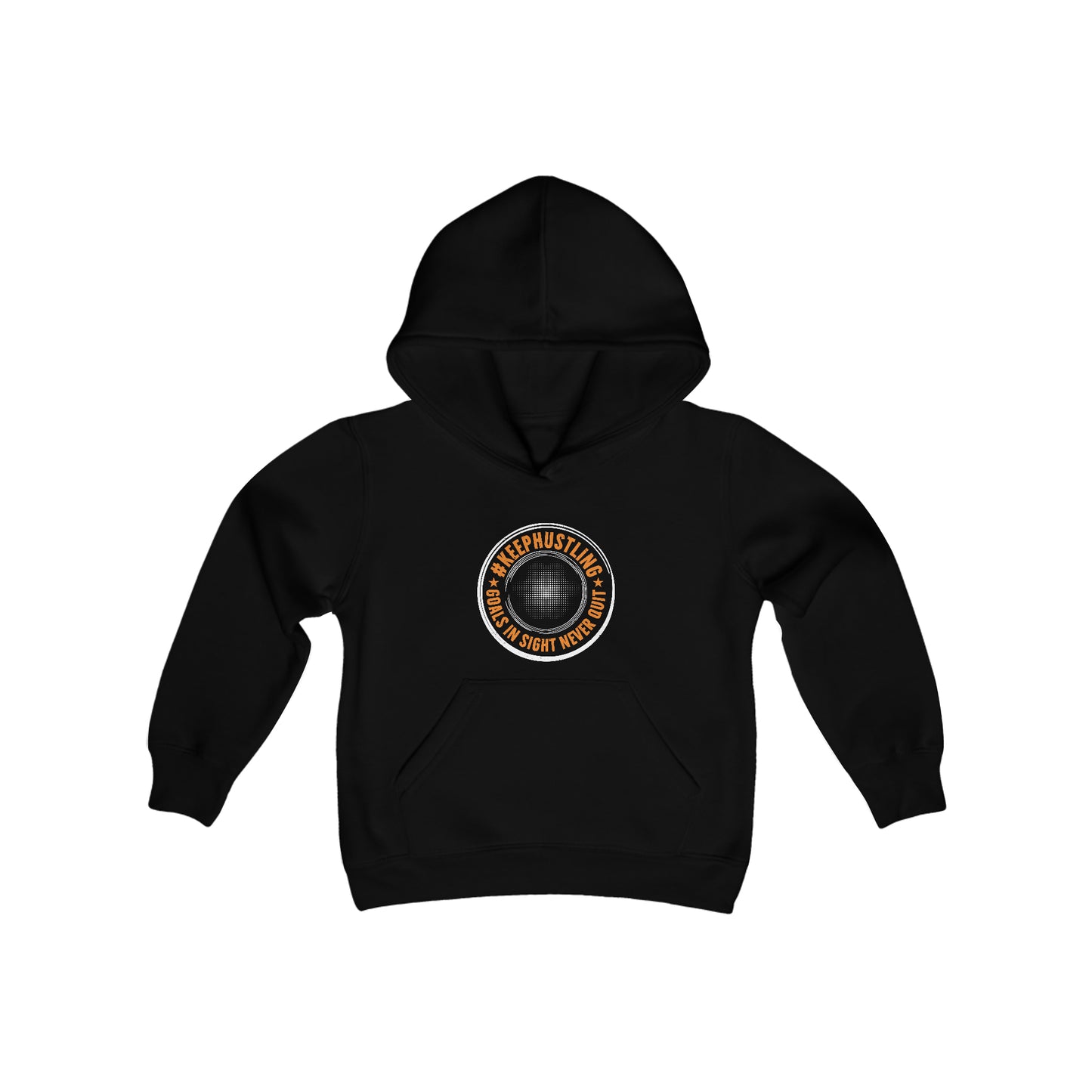 #KEEPHUSTLING KIDS - HOODIE (GOALS IN SIGHT NEVER QUIT)