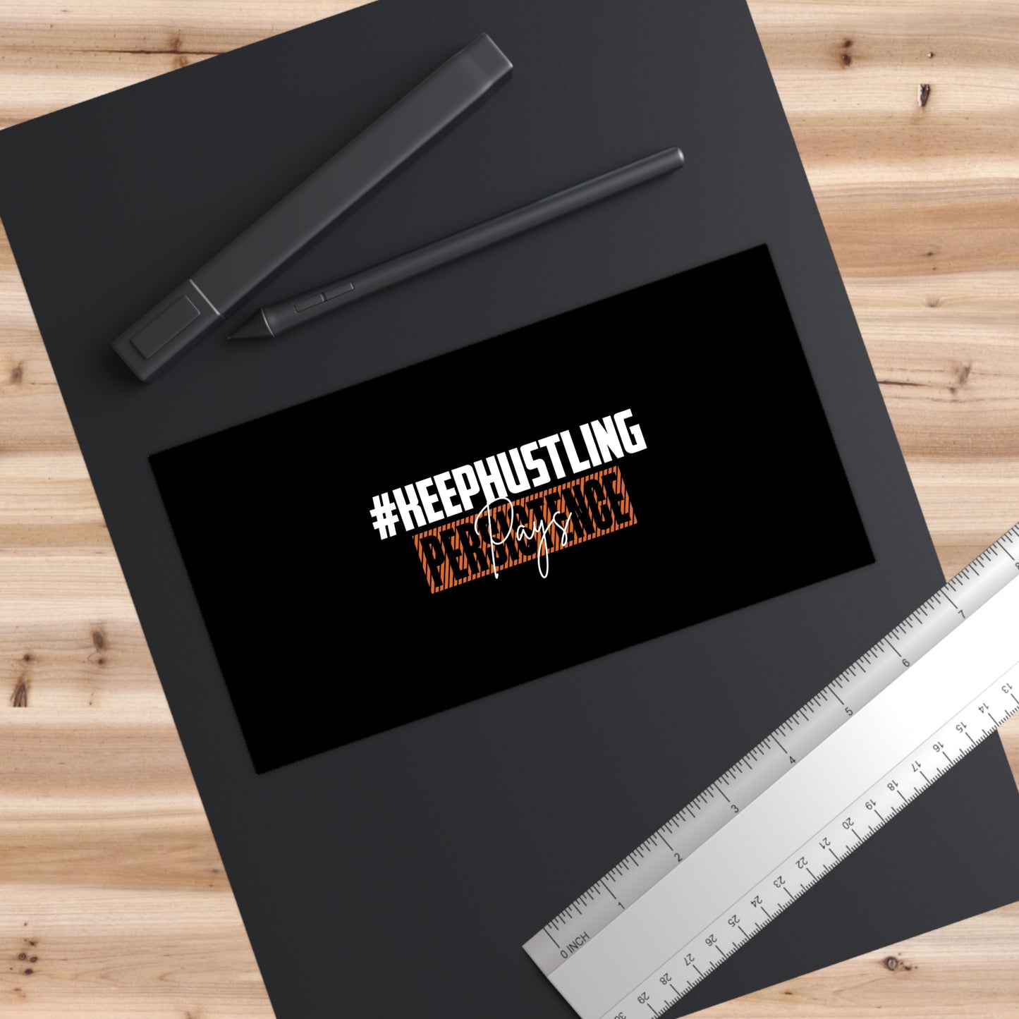 #KEEPHUSTLING - Bumper Stickers (PERSISTENCE PAYS)