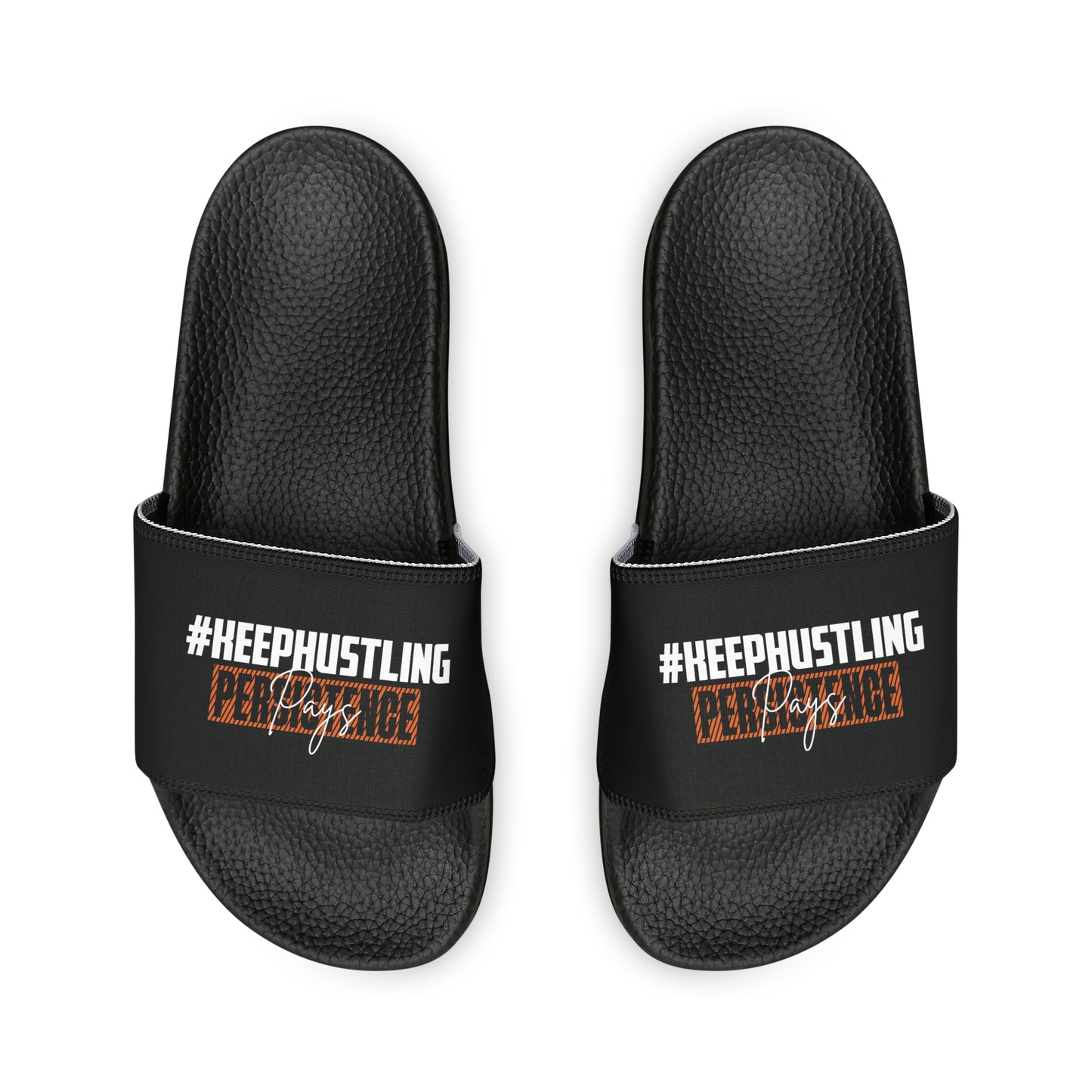 #KEEPHUSTLING KIDS FOOTWEAR - SLIDE SANDALS (PERSISTENCE PAYS)
