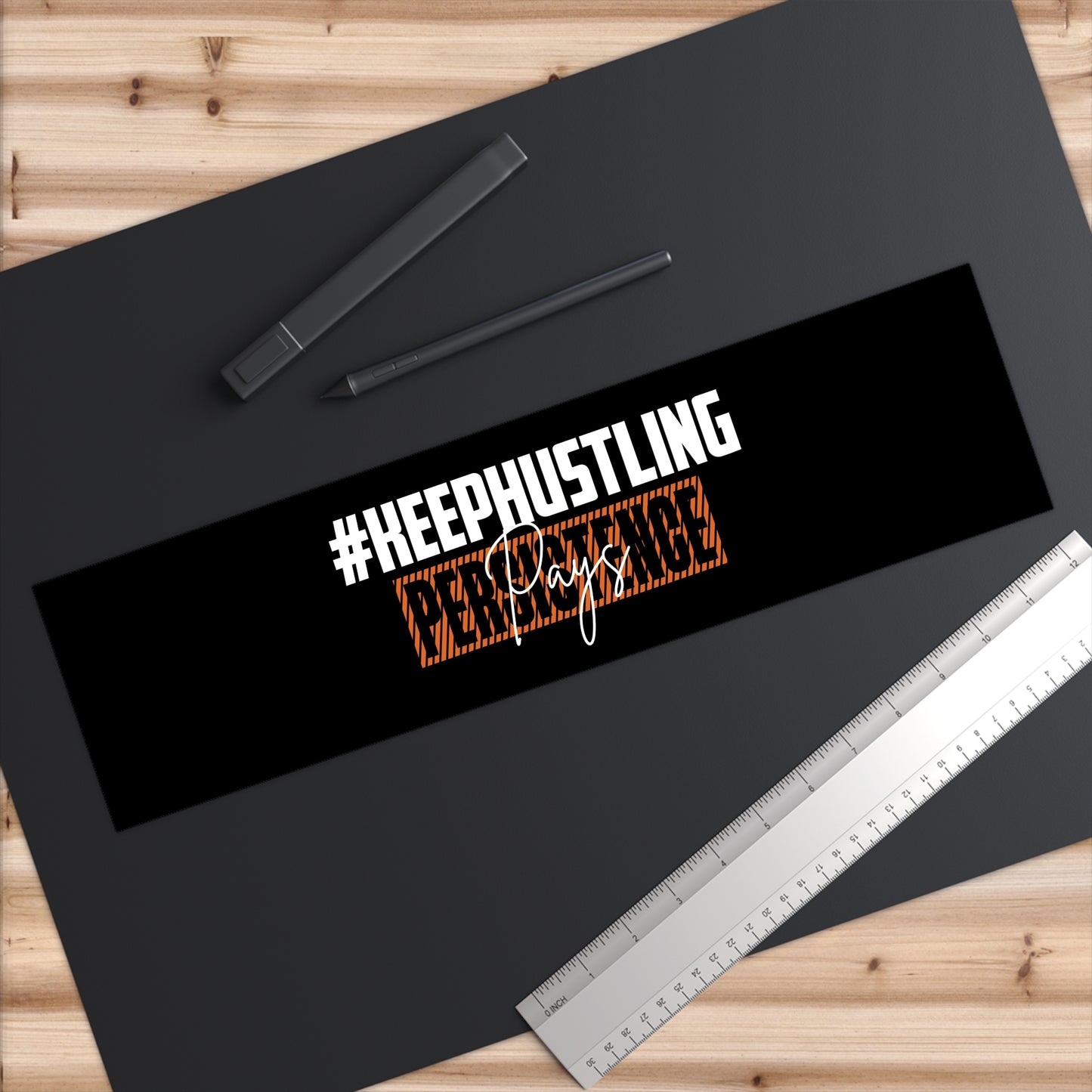 #KEEPHUSTLING - Bumper Stickers (PERSISTENCE PAYS)