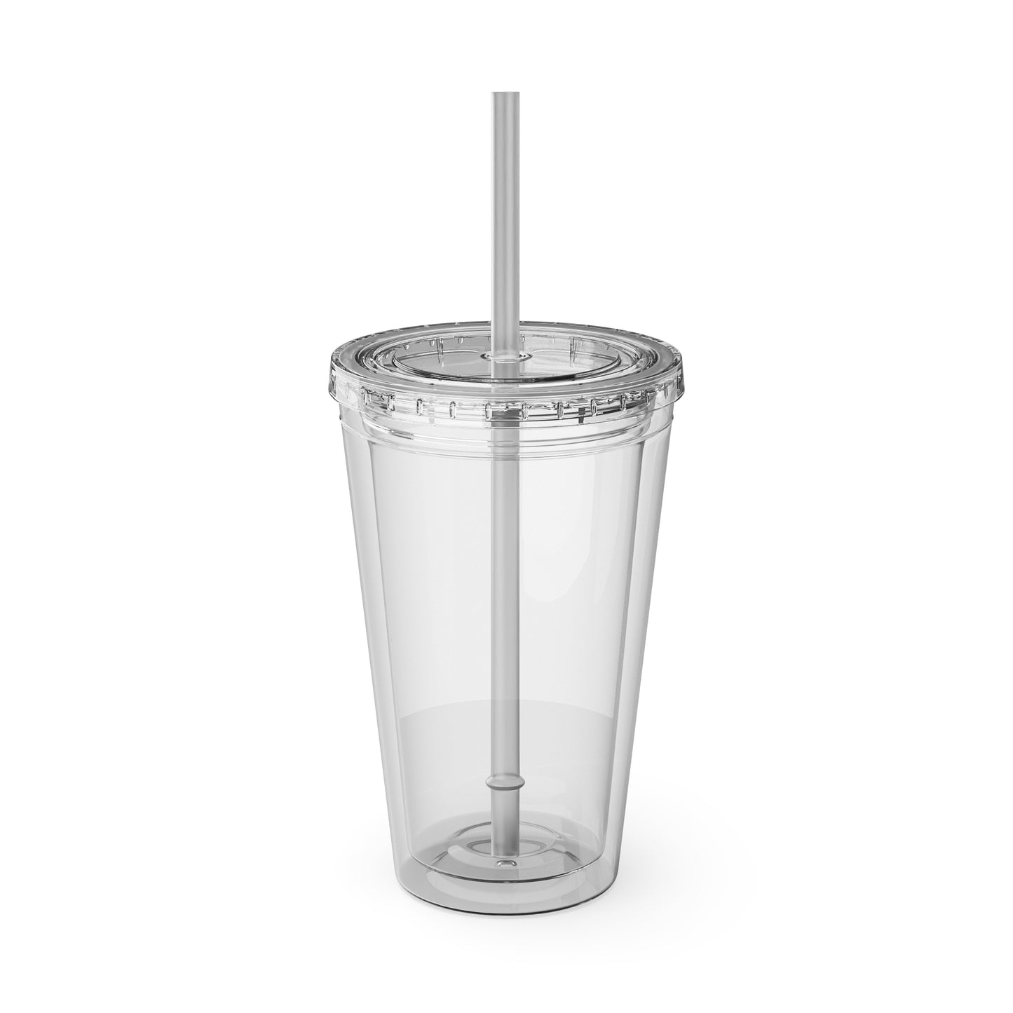 #KEEPHUSTLING -Tumbler with Straw, 16oz (GOALS IN SIGHT NEVER QUIT)