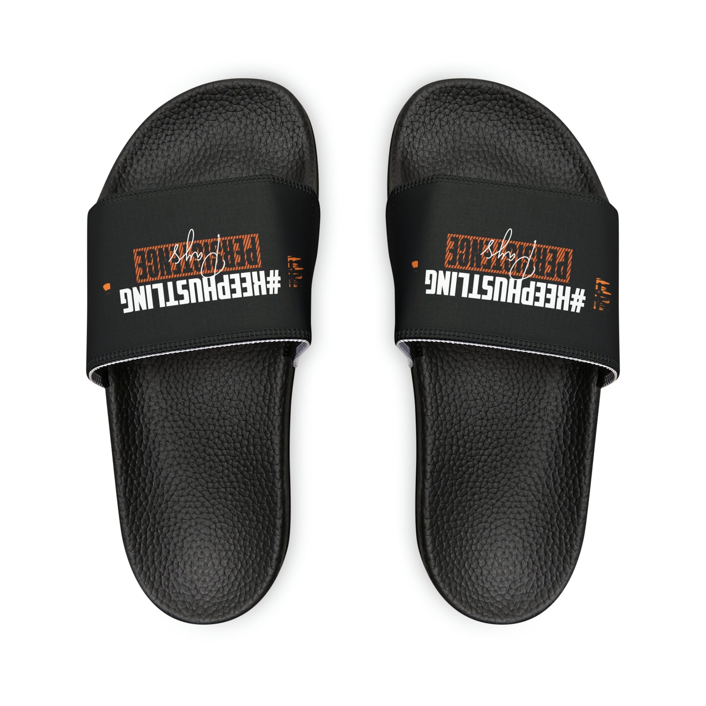 #KEEPHUSTLING FOOTWEAR - Slide Sandals (PERSISTENCE PAYS)