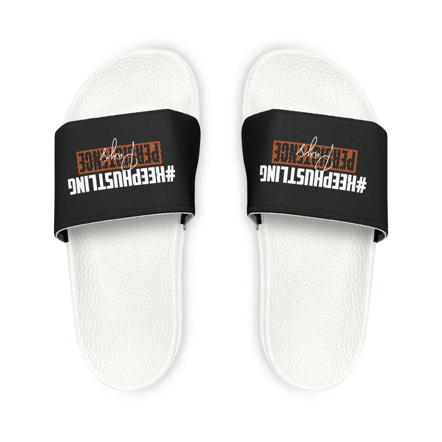 #KEEPHUSTLING KIDS FOOTWEAR - SLIDE SANDALS (PERSISTENCE PAYS)
