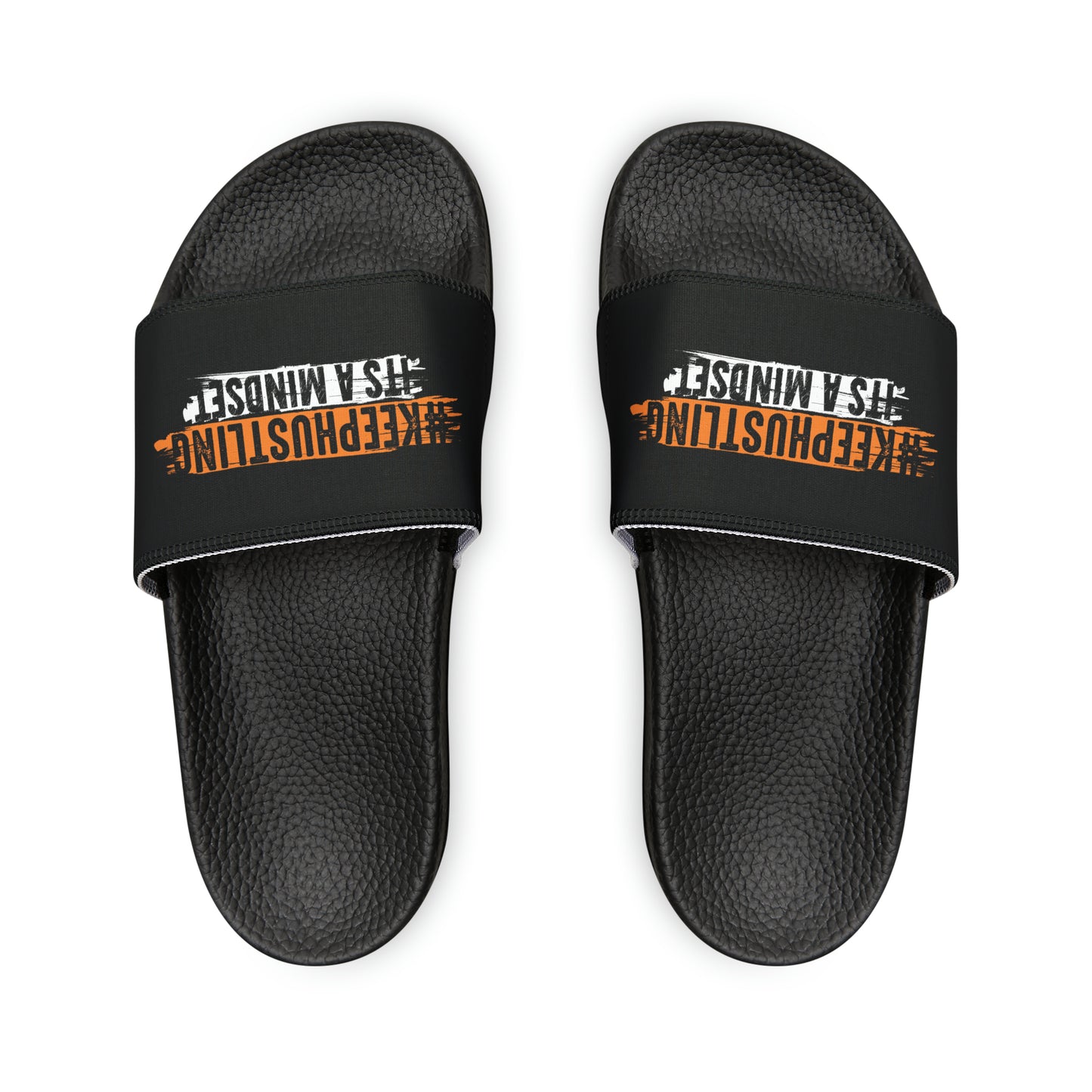 #KEEPHUSTLING KIDS FOOTWEAR - SLIDE SANDALS (IT'S A MINDSET)