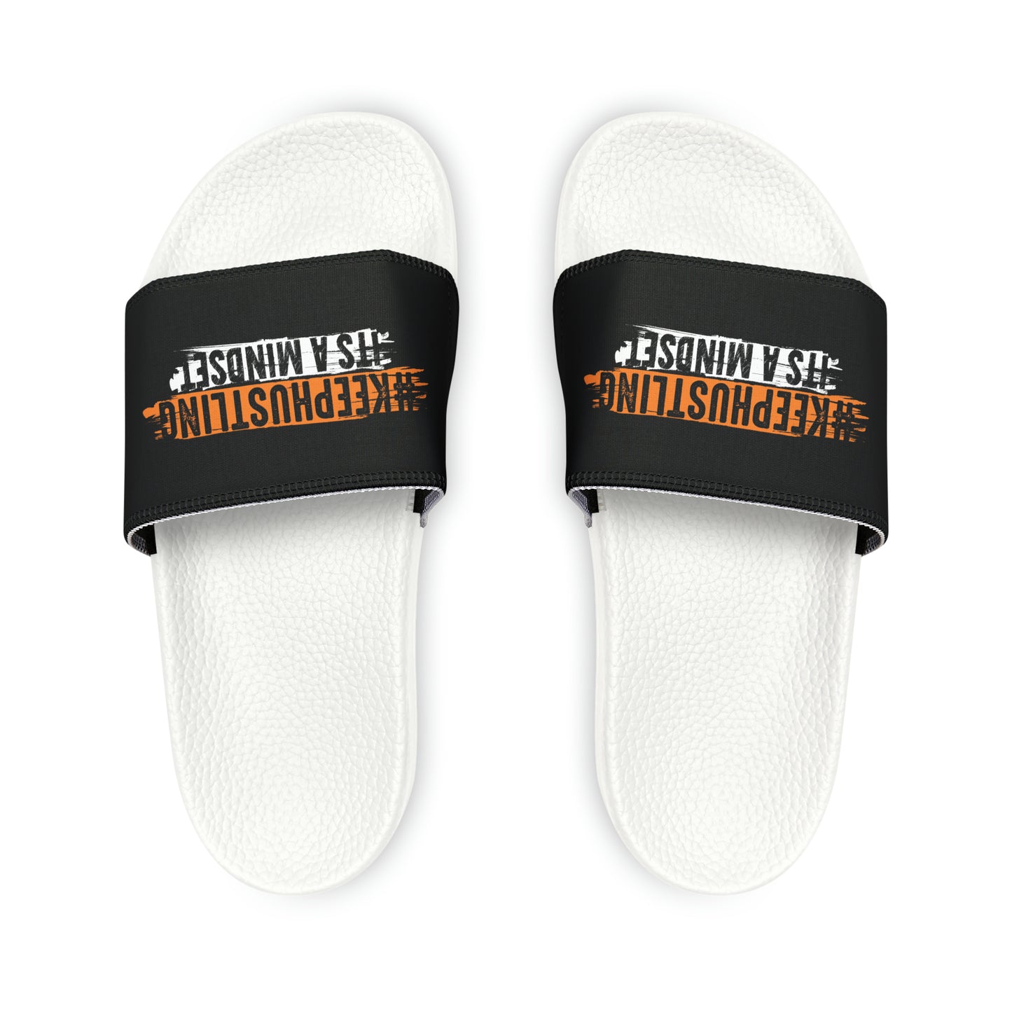 #KEEPHUSTLING KIDS FOOTWEAR - SLIDE SANDALS (IT'S A MINDSET)