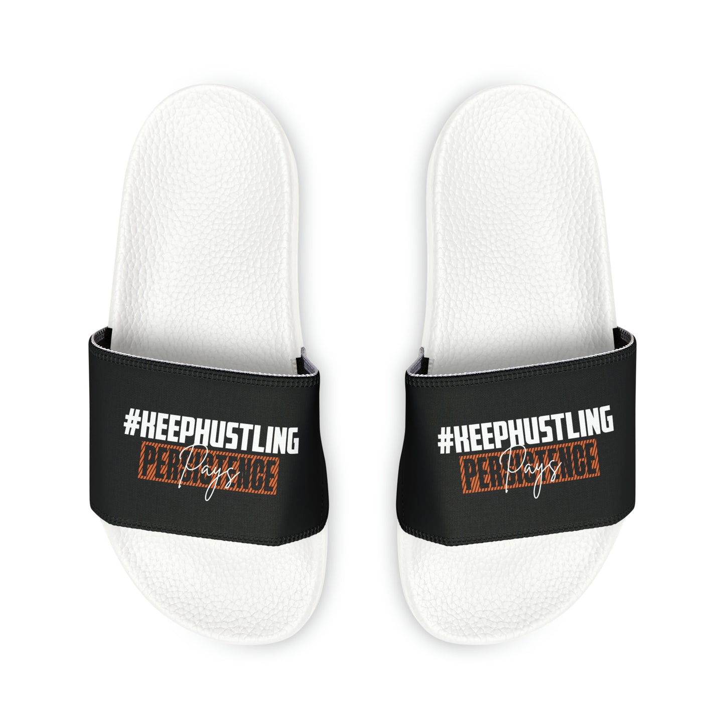 #KEEPHUSTLING KIDS FOOTWEAR - SLIDE SANDALS (PERSISTENCE PAYS)