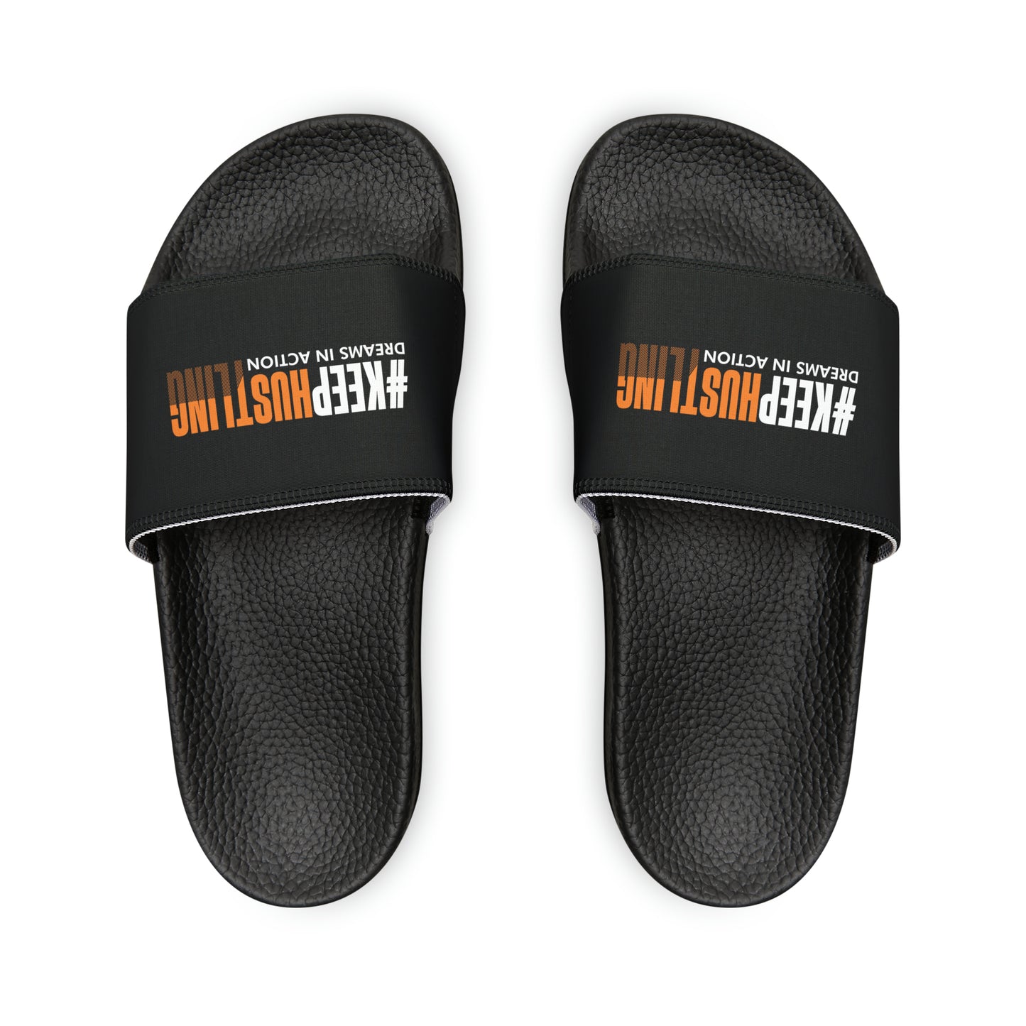 #KEEPHUSTLING KIDS FOOTWEAR - SLIDE SANDALS (DREAMS IN ACTION)