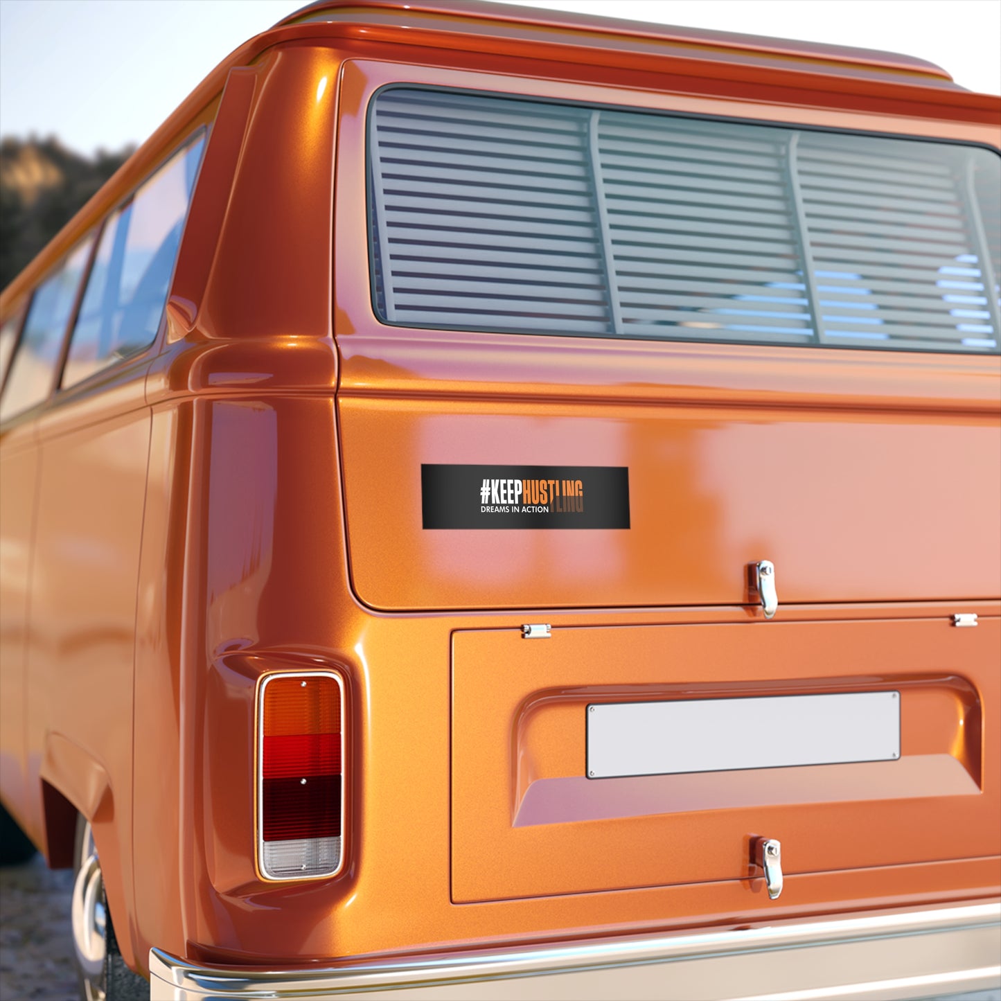 #KEEPHUSTLING - Bumper Stickers (DREAMS IN ACTION)
