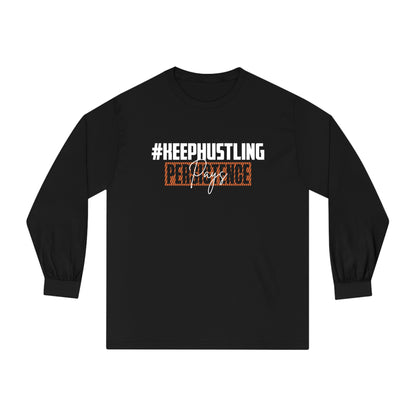 #KEEPHUSTLING - LONG SLEEVE TSHIRT (PERSISTENCE PAYS)