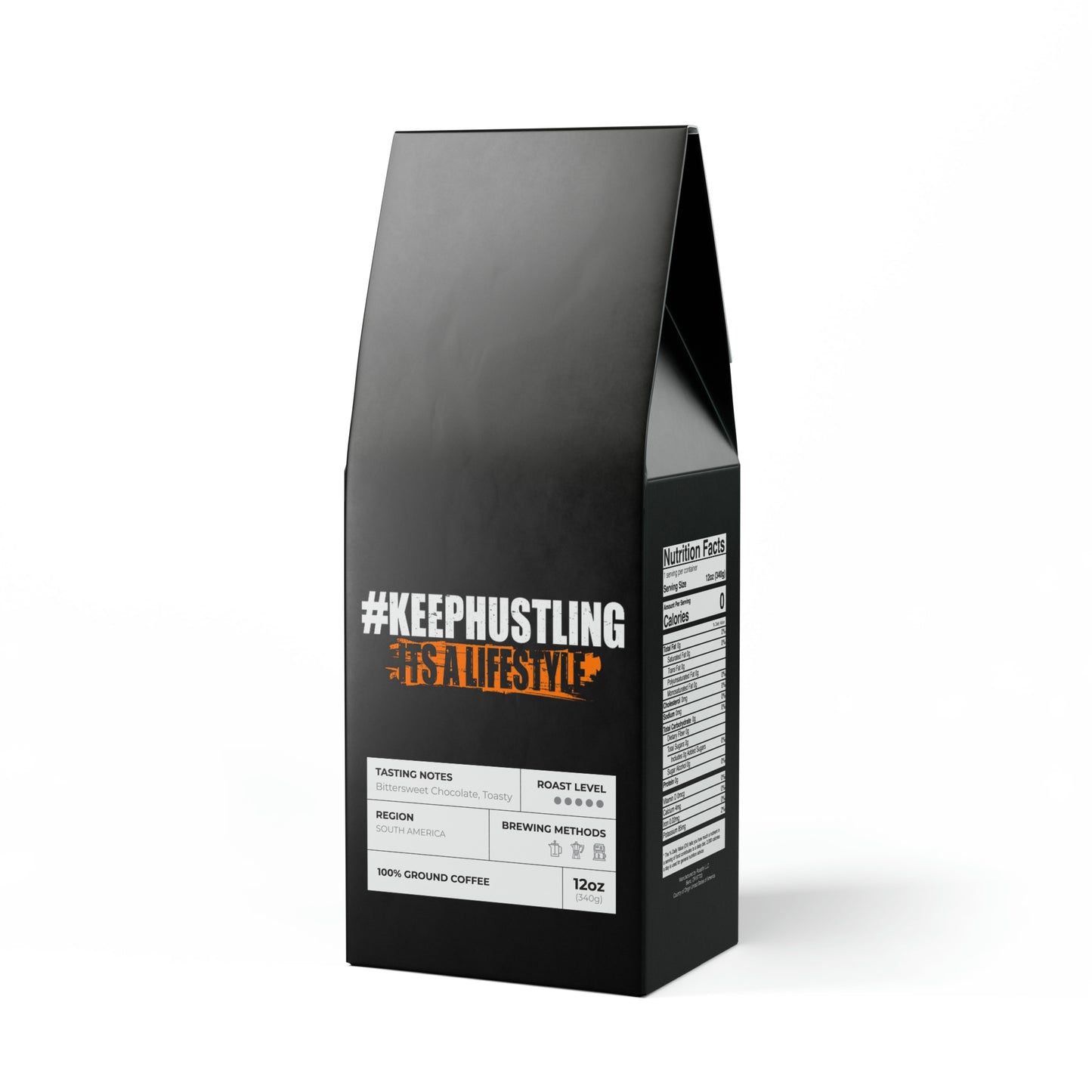 #KEEPHUSTLING - FUEL - Bitterroot Coffee Blend (Dark French Roast)