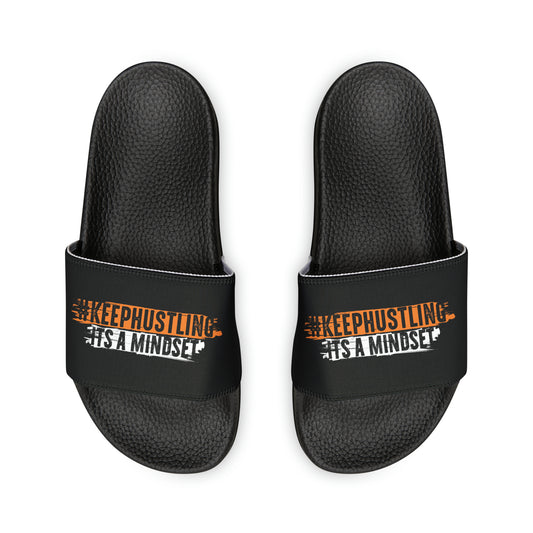 #KEEPHUSTLING FOOTWEAR - Slide Sandals (IT'S A MINDSET)